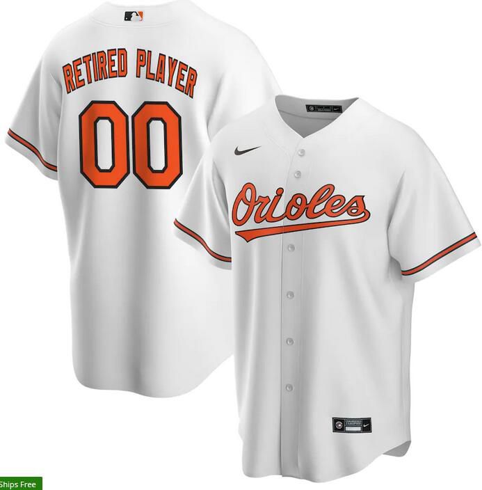 Cheap Mens Baltimore Orioles Nike White Home Pick-A-Player Retired Roster Replica MLB Jerseys